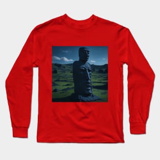 Moai Long Sleeve T-Shirt